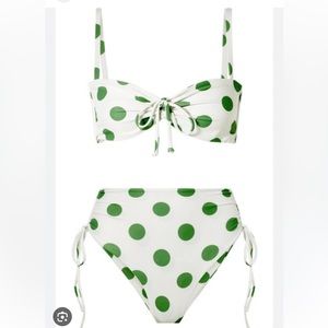 Faithful the Brand - TESSA AND HELENA POLKA-DOT BIKINI IN WHITE